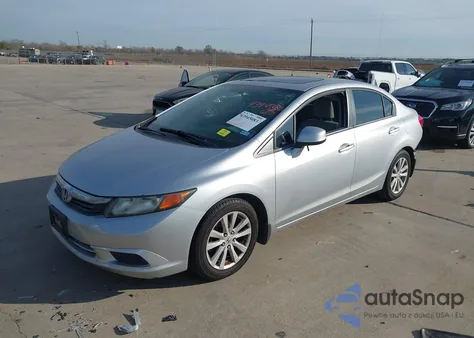 2012 Honda Civic Ex from USA, damaged, VIN 19XFB2F80CE065827